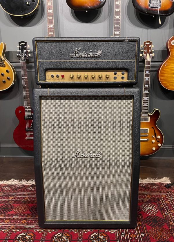 2019 Marshall Studio Vintage SV20H & SV212 Cabinet Black Tolex Hot on Sale