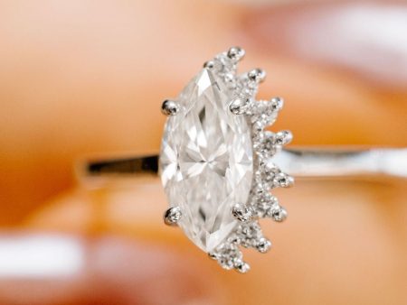 The Juliet | 1.03ct Marquise Moissanite | White Gold Online Sale