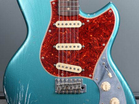 2019 Novo Guitars Serus S Ocean Turquoise  Metallic Online Sale