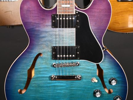 2018 Gibson Memphis ES-335 Figured Blueberry Burst Online now