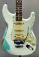 2013 Fender Custom Shop Heavy Relic 1960 Stratocaster LTD Floyd Rose White Lightning Surf Green Online