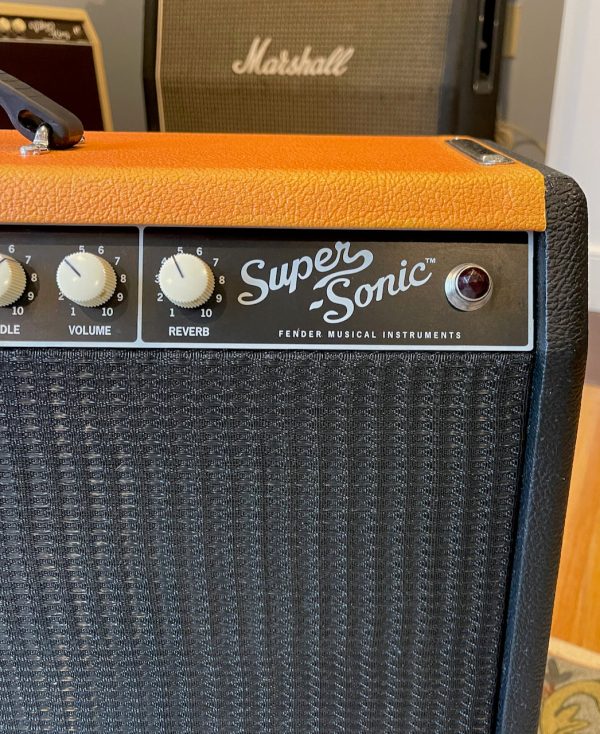 2013 Fender SuperSonic 22 FSR Limited Edition Orange Black Tolex Online Sale