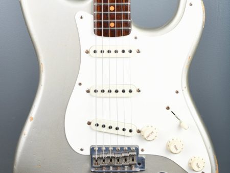 2017 Fender Stratocaster NAMM D Mag Inca Silver Relic Rosewood Neck! Fashion