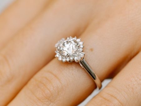 The Rhea | 1.51ct Lab-Grown Round Diamond | White Gold Hot on Sale