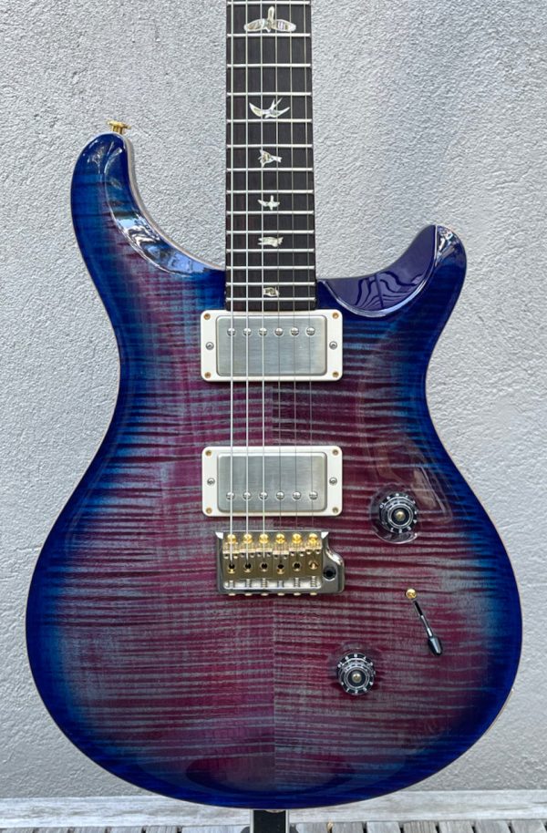 2018 Paul Reed Smith PRS Custom 24 Violet Blue Burst 10 Top Thornbucker Sale