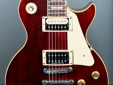 1978 Gibson Les Paul Deluxe Humbucker Conversion Wine Red OHSC Online Sale