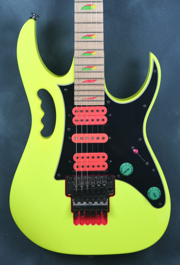 2017 Ibanez Steve Vai JEM777 30th Anniversary Desert Sun Yellow OHSC Online Hot Sale