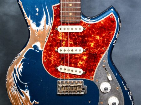 2019 Novo Guitars Serus S Como Blue Metallic ThroBak s Cheap