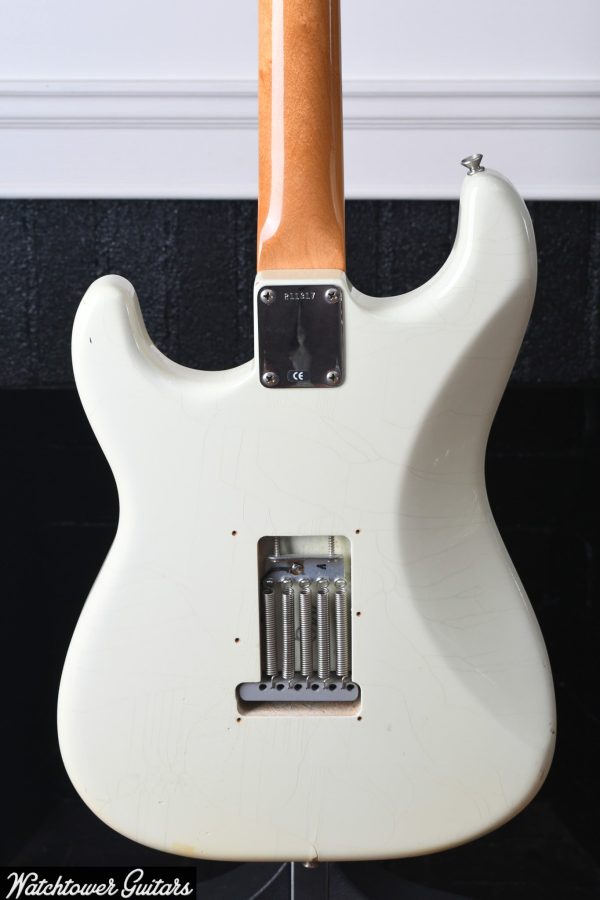 2001 Fender Custom Shop Relic 1961 Stratocaster Olympic White Online