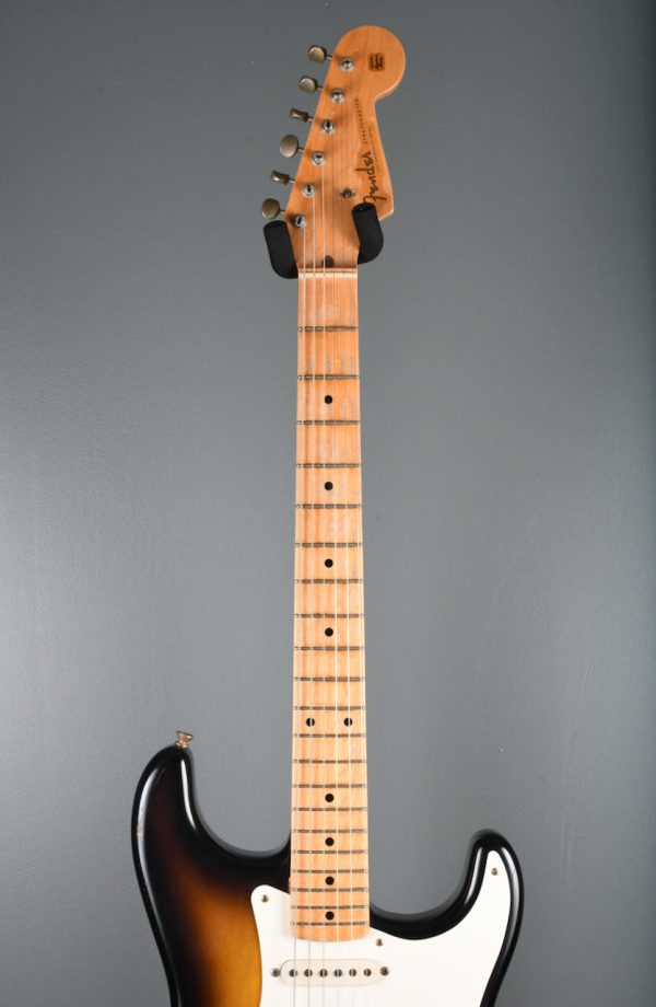 2006 Fender Custom Shop Relic 1956 Stratocaster 2 Tone Sunburst For Sale