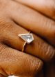 The Leda | 1.43ct Kite Salt and Pepper Diamond | Rose Gold on Sale