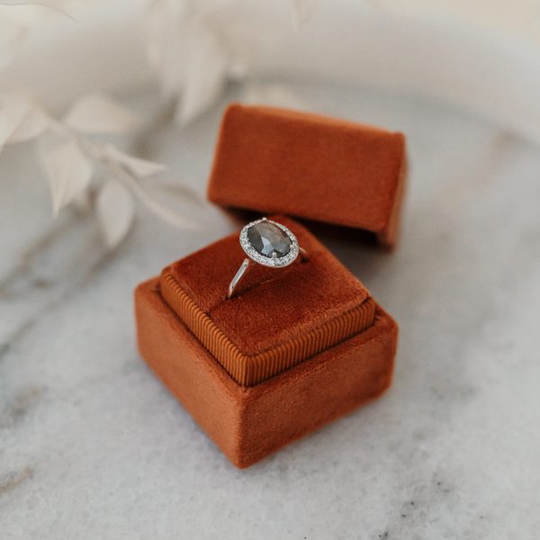 The Aurora | 14k | Rose | Size 10 | Stone PS25 | Antelope Ring Box | Custom Engraving:  +$0 Online Hot Sale