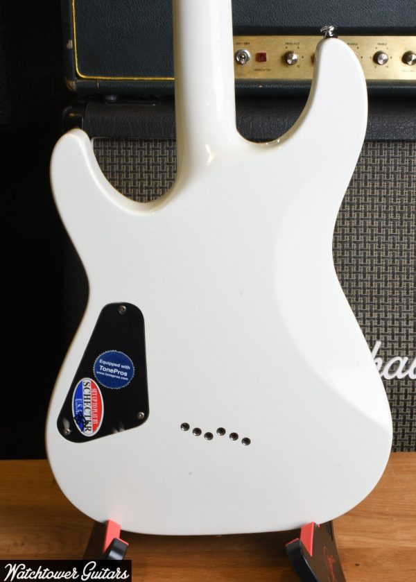 2004 Schecter C1 Elite Diamond Series White For Sale