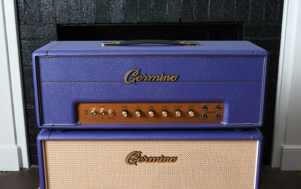 Germino Classic 45 Master Volume & Style II 2x12 Cabinet Purple Tolex For Discount