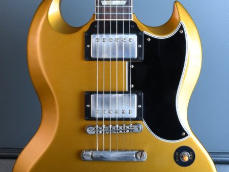 2018 Gibson 1961 SG Standard Made To Measure Custom Color Gold Online Hot Sale