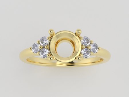 The Calisto | 14k | Yellow | Size 7.75 | Stone Moissanite | Square Cushion | 8mm | Green Ring Box | Custom Engraving:  +$0 Discount