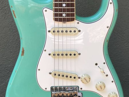 2019 Fender Custom Shop Relic 1967 Stratocaster Faded Seafoam Green Online Sale