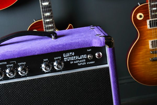 Amplified Nation Dirty Wonderland 50 Watt 1x12 Combo Purple Suede Black Sparkle Online Hot Sale