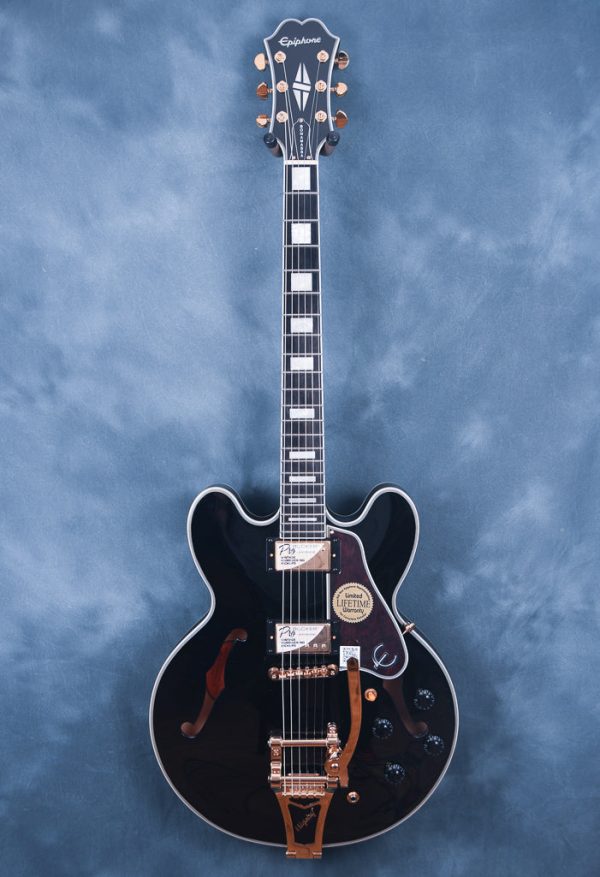 2018 Epiphone Joe Bonamassa ES 355 Standard Outfit Ebony with OHSC For Cheap