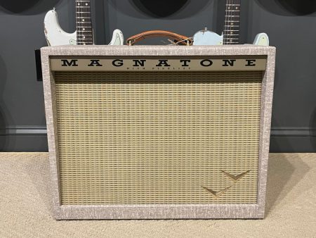 Magnatone Panoramic Stereo 2x10 Combo *Custom Color* Fawn with Wheat Grill on Sale