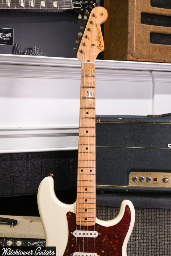 2006 Fender Custom Shop Relic 1956 Stratocaster Olympic White Ron Ellis  57 S Pickups Hot on Sale