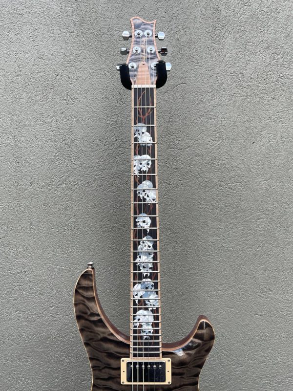 2003 McNaught Phoenix Signature Series Rattlesnake Double Diamond Quilt Skull Pile Inlays on Sale