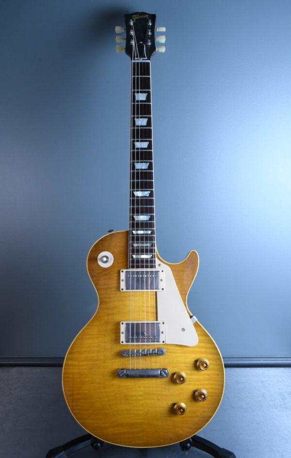 2009 Gibson Les Paul 1959 R9 Standard Historic Makeovers Brazilian Lemon Burst For Sale