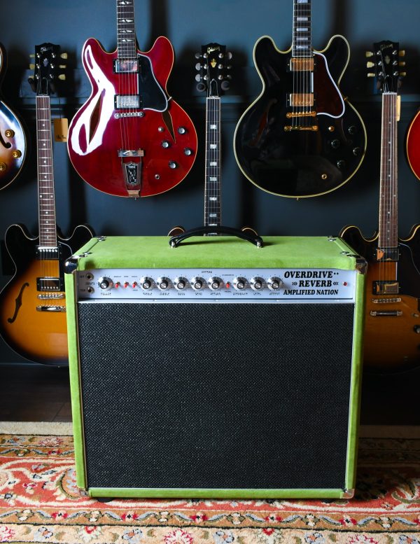 Amplified Nation Overdrive Reverb 50 Watt 1x12 Combo Angry Phrogg Black Sparkle Online Sale