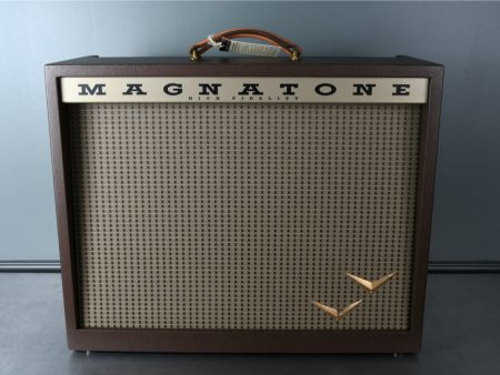 2020 Magnatone Panoramic Stereo 2x10 Combo Vintage Brown For Discount