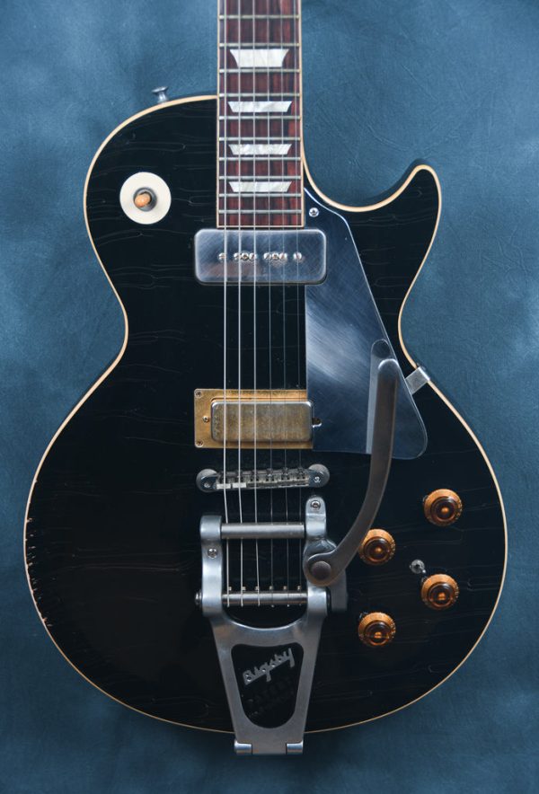 2005 Gibson  56 Les Paul Neil Young Aged Historic Old Black Tom Murphy Yamano Online Sale