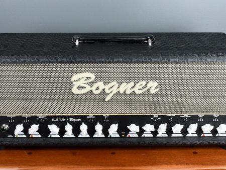 2019 Bogner Ecstasy 101B EL34 120 Watt Head Black Tolex Hot on Sale