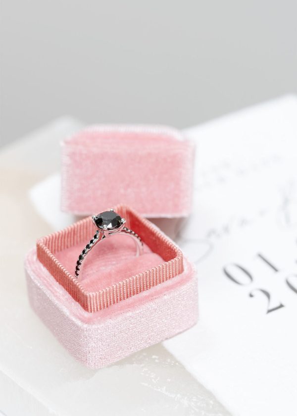 The Stella | 14k | Rose | Size 7 | Stone WT5 | Pink Ring Box | Custom Engraving:  +$0 Supply