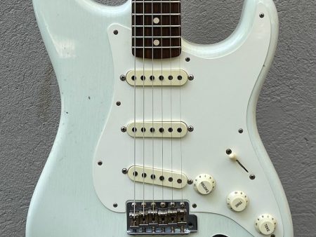 2014 Fender Custom Shop  59 Stratocaster Journeyman Relic Olympic White Hot on Sale