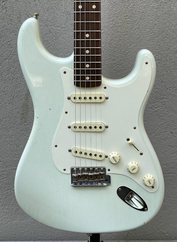 2014 Fender Custom Shop  59 Stratocaster Journeyman Relic Olympic White Hot on Sale