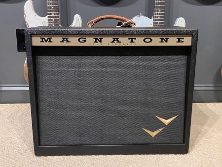 Magnatone Panoramic Stereo 2x10 Combo *Custom Color* Black Tolex with Black Cane Grill on Sale