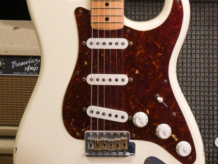 2006 Fender Custom Shop Relic 1956 Stratocaster Olympic White Ron Ellis  57 S Pickups Hot on Sale