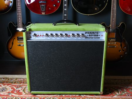 Amplified Nation Overdrive Reverb 50 Watt 1x12 Combo Angry Phrogg Black Sparkle Online Sale