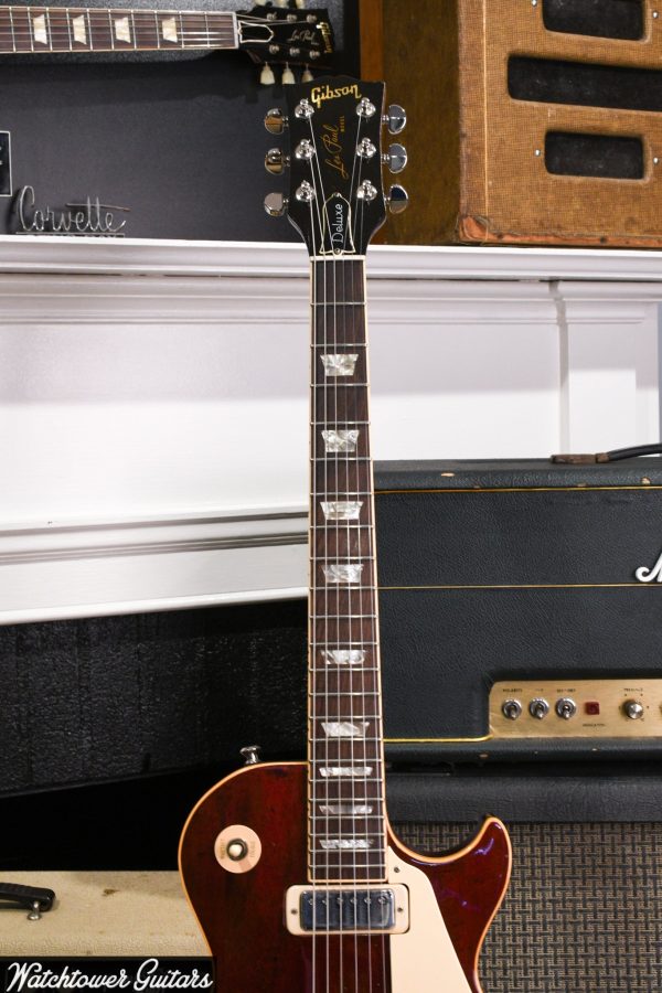 1975 Gibson Les Paul Deluxe Wine Red Online Sale