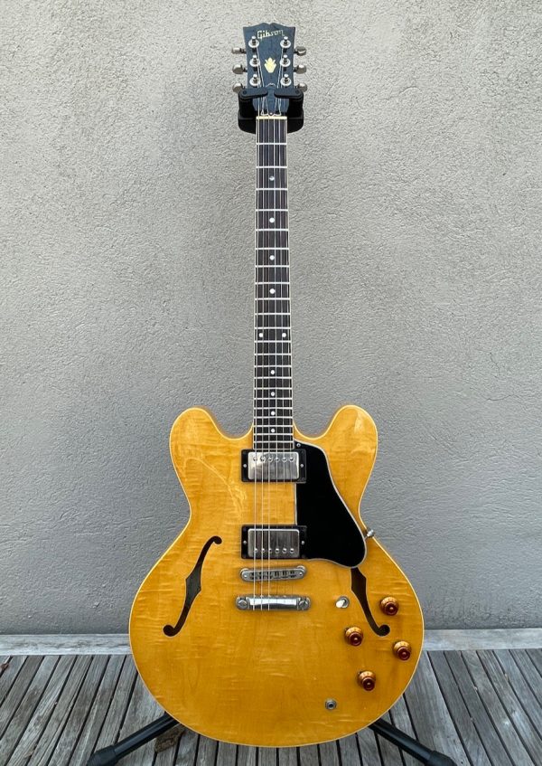 1984 Gibson ES-335 Tim Shaw Humbuckers Natural Online now