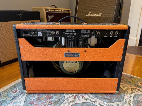 2013 Fender SuperSonic 22 FSR Limited Edition Orange Black Tolex Online Sale