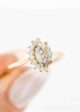 The Juliet | 1.32ct Oval Salt and Pepper Diamond | Yellow Gold Online now