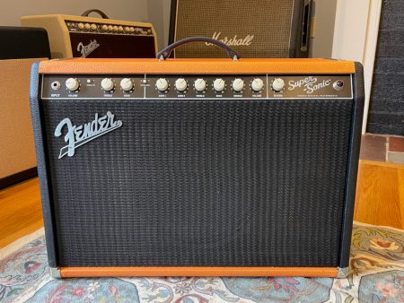 2013 Fender SuperSonic 22 FSR Limited Edition Orange Black Tolex Online Sale