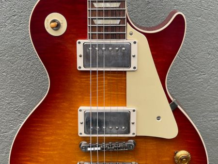 2019 Gibson 1958 Les Paul Standard Reissue R8 Washed Cherry Flame Top For Sale